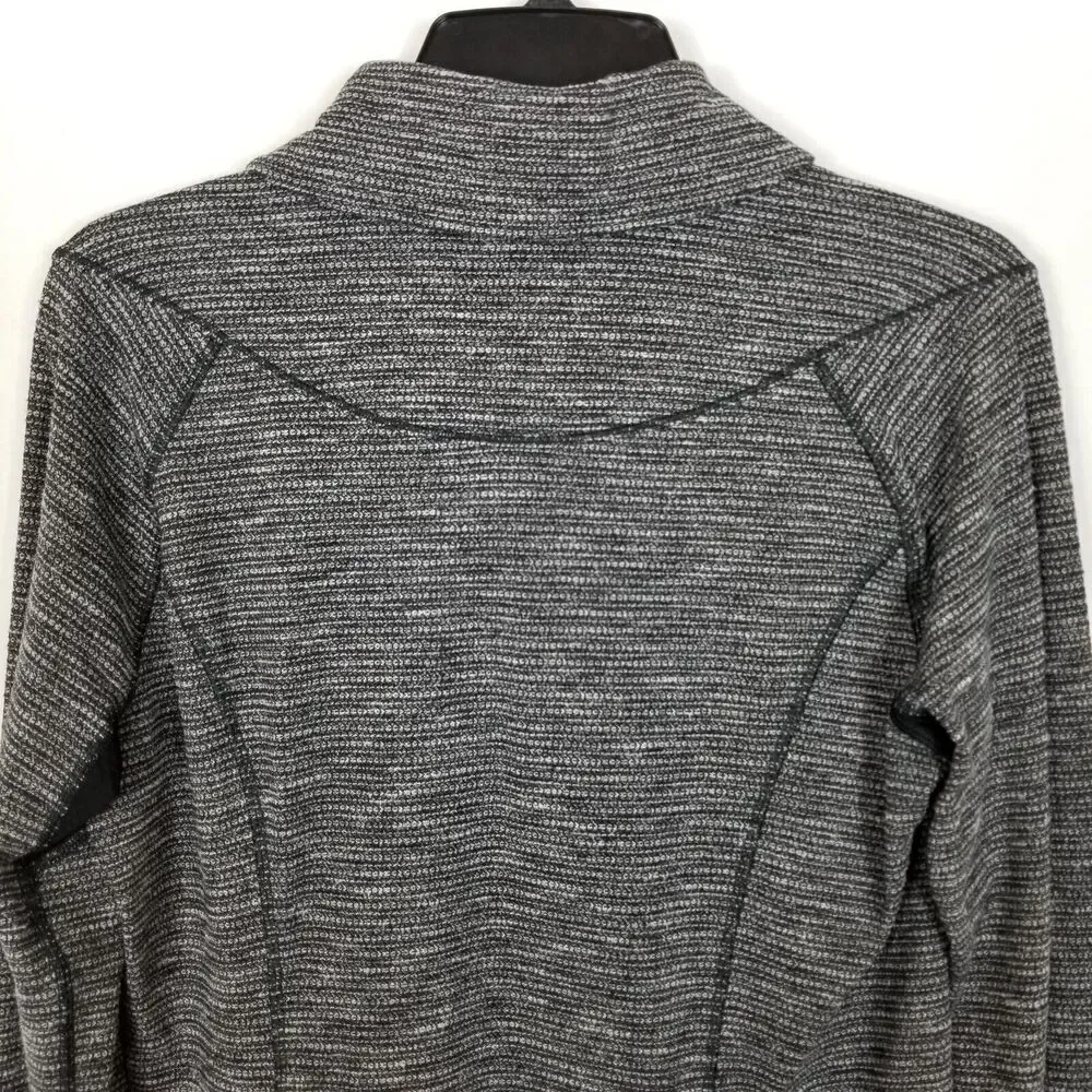 Lululemon Think Fast Pullover Heathered Herringbone Athletic‎ Sweatshirt Size 12